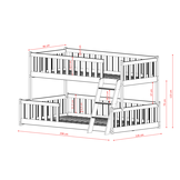 Stapelbed Niels - Wit - Direct Leverbaar!