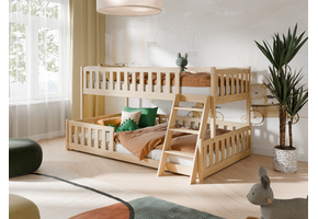 Stapelbed Niels - Naturel - Direct Leverbaar!