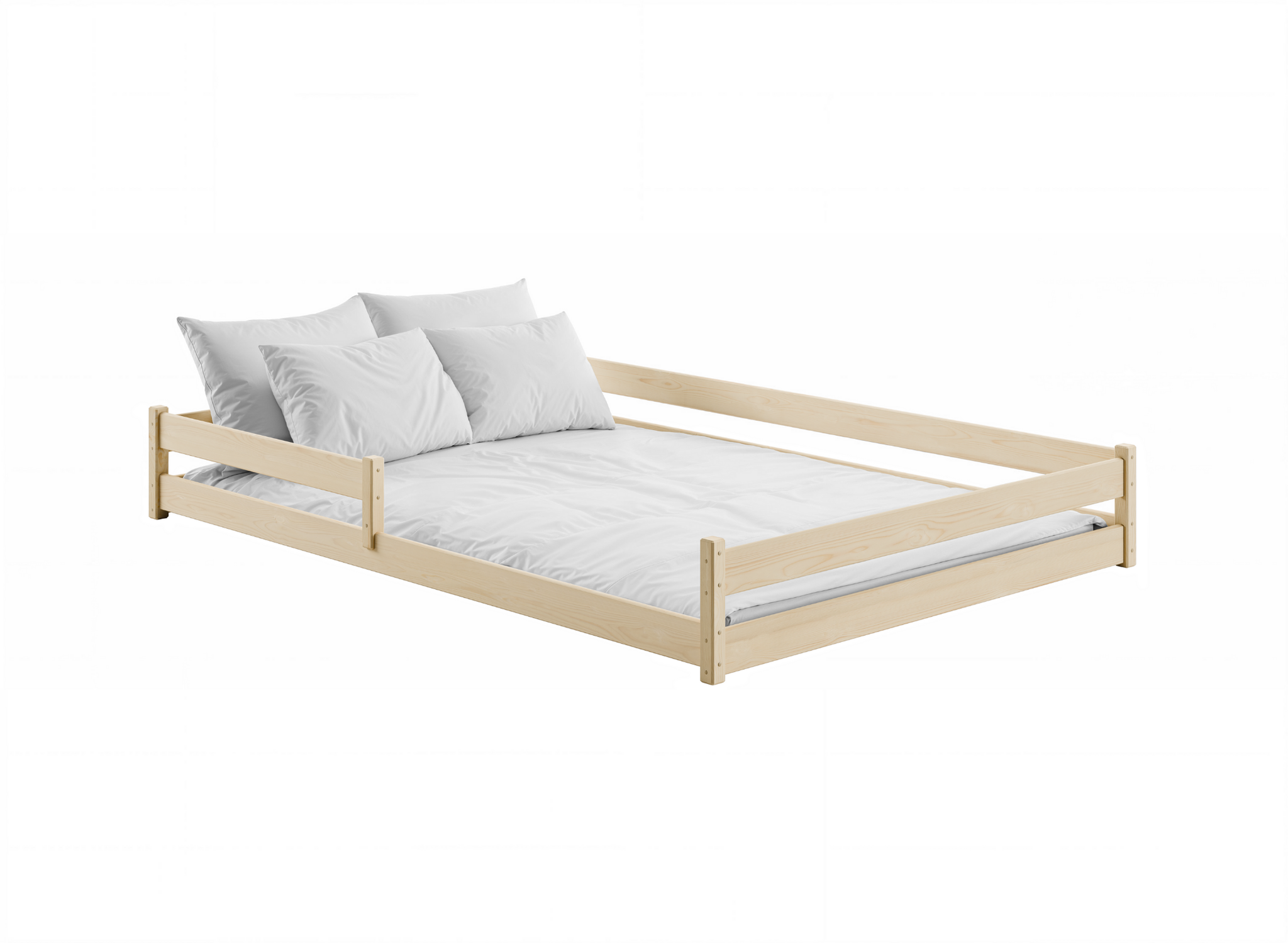 Vloerbed Fin - Naturel - Direct Leverbaar!