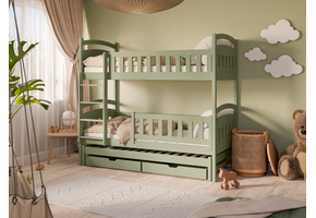 Stapelbed Bas - Groen - Direct Leverbaar!