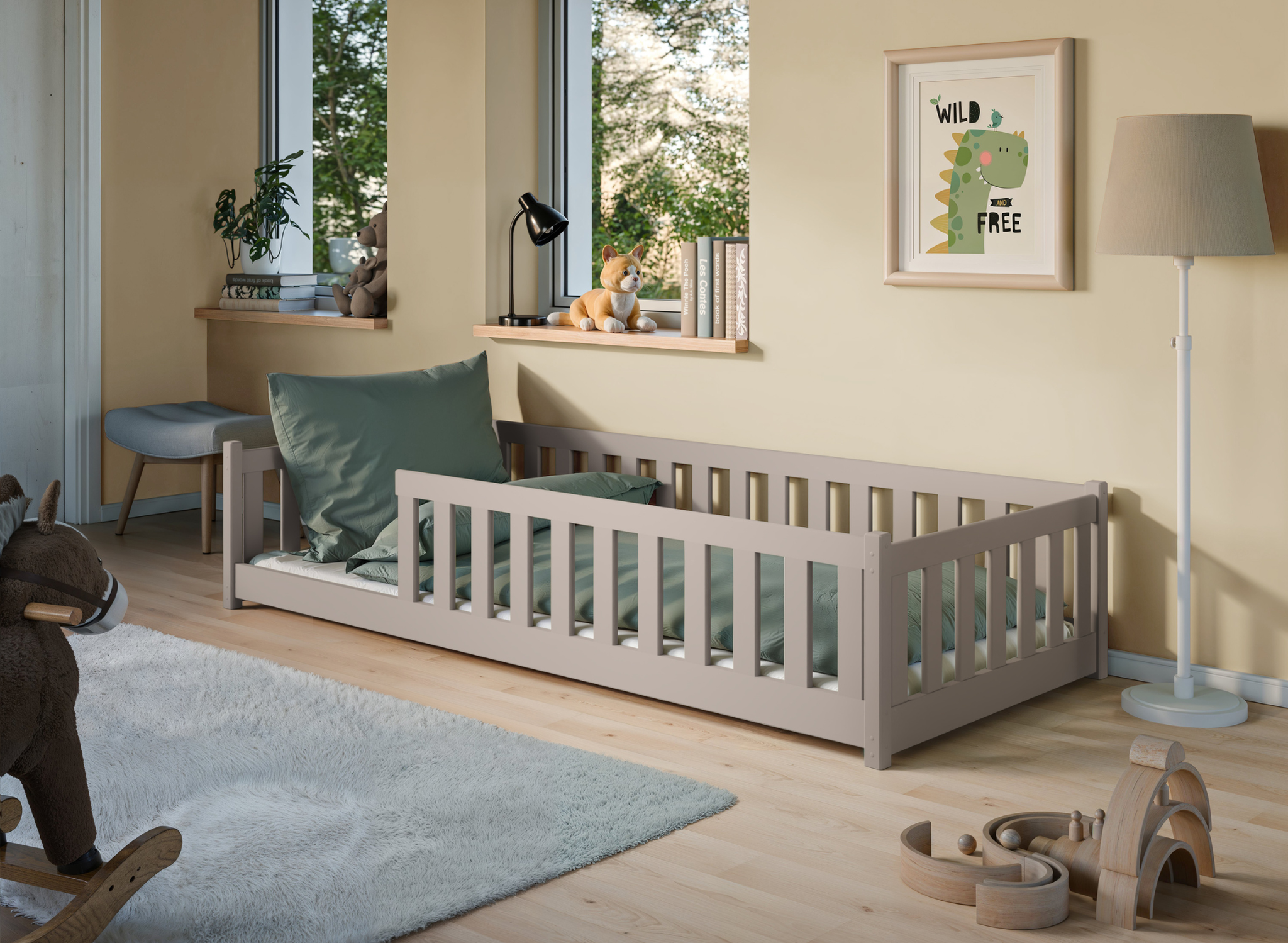 Vloerbed Owen - Verschillende maten - Direct Leverbaar!