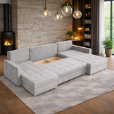 U-Bank Kos - Universeel - Slaapbank met opbergruimte - Zitcomfort Stevig