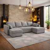 U-Bank Kos - Universeel - Slaapbank met opbergruimte - Zitcomfort Stevig