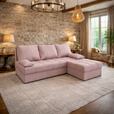 Hoekbank Rio - Slaapbank met opbergruimte - Zitcomfort Stevig