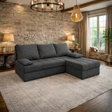 Hoekbank Rio - Slaapbank met opbergruimte - Zitcomfort Stevig