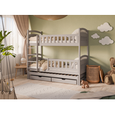 Stapelbed met Lade Bas - 3-persoons - 90 x 200 - Kinderbed