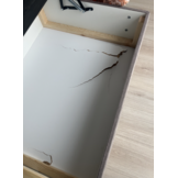 2dekans Opberg Box Links 80 x 200 Taupe - incl. Matras (Gebroken bodemplaat - Niet in originele verpakking - Kans op schade)