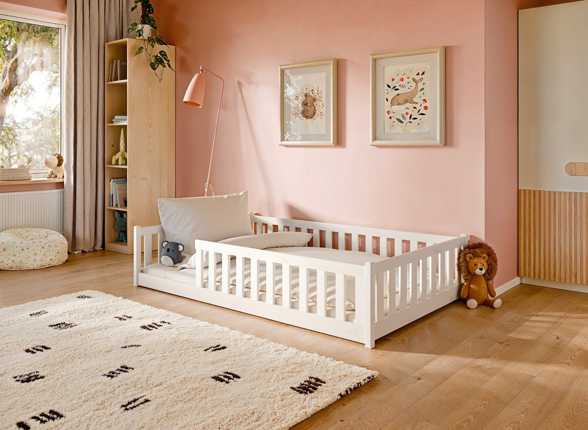 Vloerbed Owen - Kinderbed - Leverbaar in 10 kleuren!