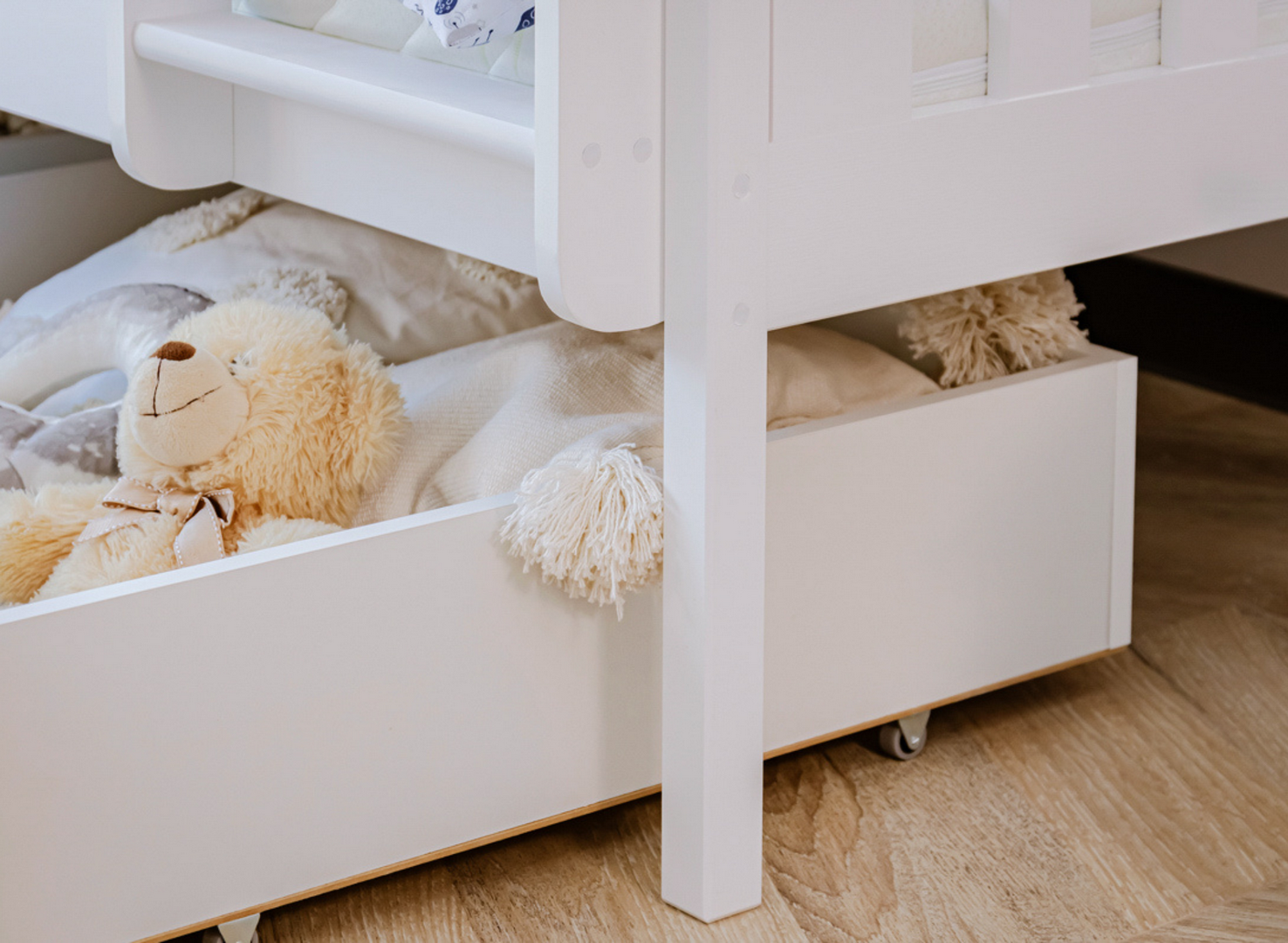 Stapelbed met Lade Mira - 2-persoons - Kinderbed - Leverbaar in 10 kleuren!