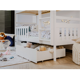 Stapelbed met Lade Mira - 2-persoons - Kinderbed - Leverbaar in 10 kleuren!