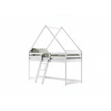 Hoogslaper met Dakje Moos - Kinderbed - Leverbaar in 10 kleuren!