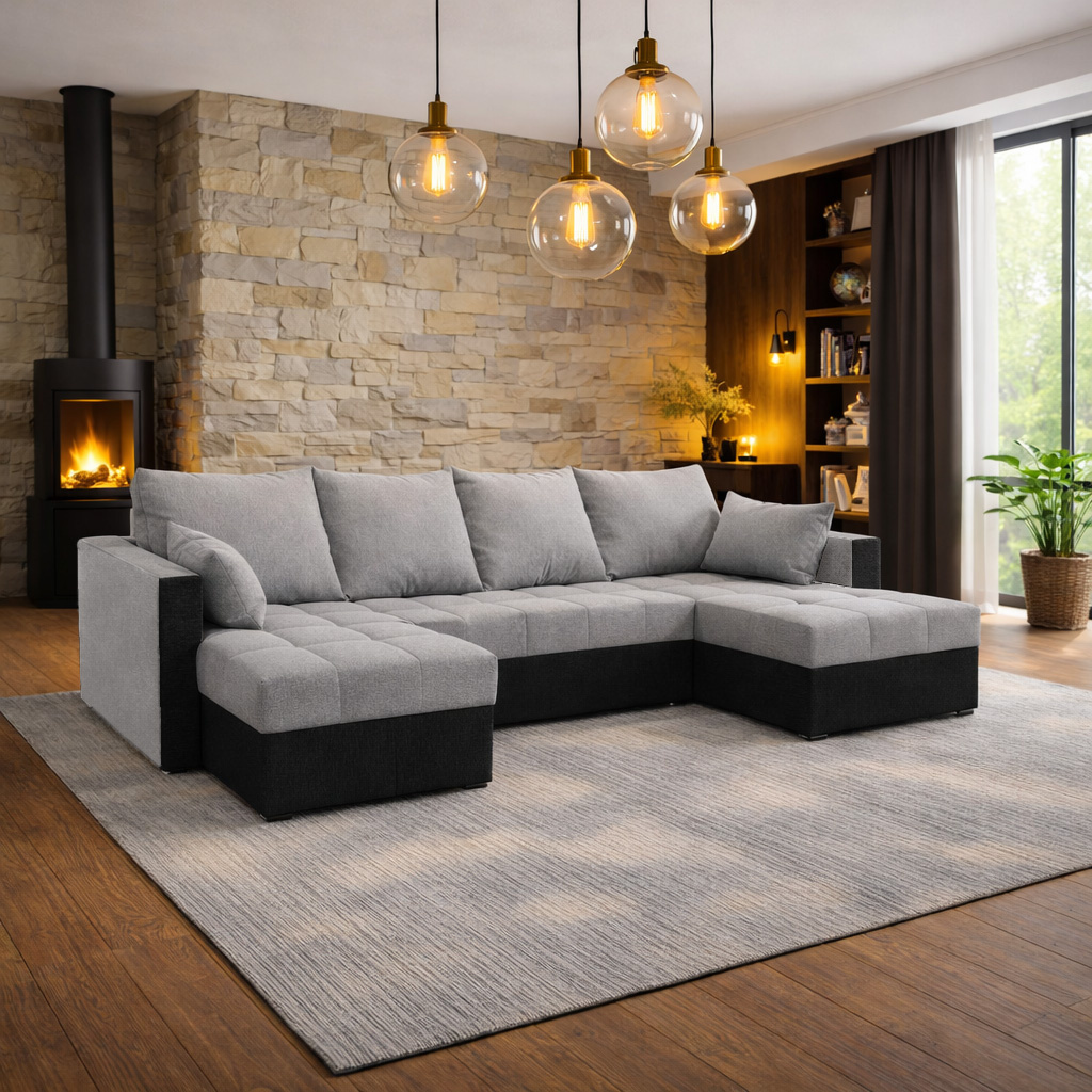 U-Bank Kos - Universeel - Slaapbank met opbergruimte - Zitcomfort Stevig