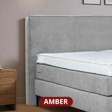 ACTIEDEAL Vaste Boxspring Amber - Antislip - 160 x 200 Grijs