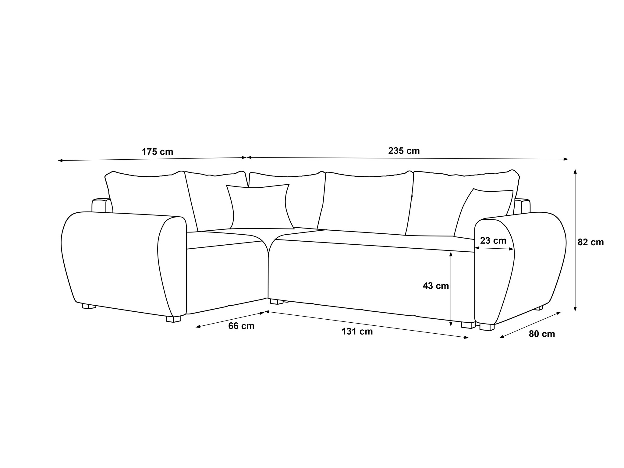 2dekans Slaapbank met opbergruimte Max | Hoekbank Rechts - Skaileer Beige (Stofschade - Rugleuning Hoogteverschil - Niet in originele verpakking)