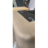 2dekans Slaapbank met opbergruimte Max | Hoekbank Rechts - Skaileer Beige (Stofschade - Rugleuning Hoogteverschil - Niet in originele verpakking)