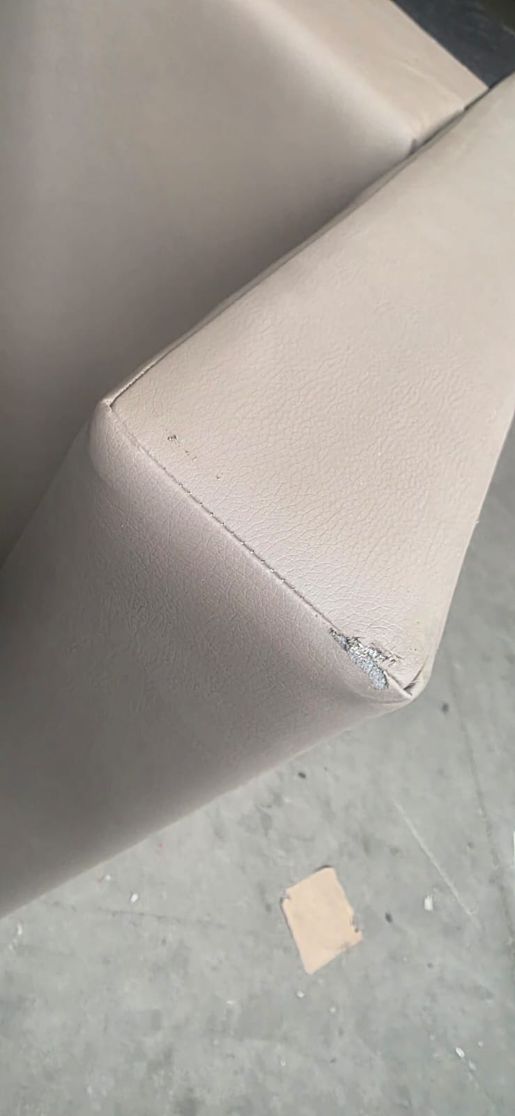 2dekans Slaapbank met opbergruimte Max | Hoekbank Rechts - Skaileer Beige (Stofschade - Rugleuning Hoogteverschil - Niet in originele verpakking)