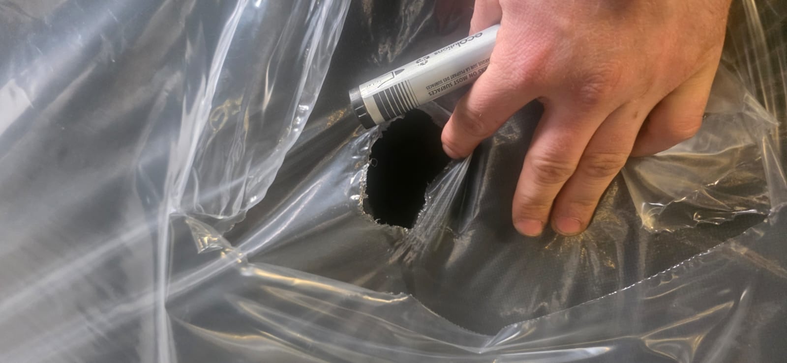 2dekans Vaste Boxspring Box Zonder Matras 80 x 200 Skaileer Zwart  - (Schade achterkant - Niet in originele verpakking - Kans op schade)