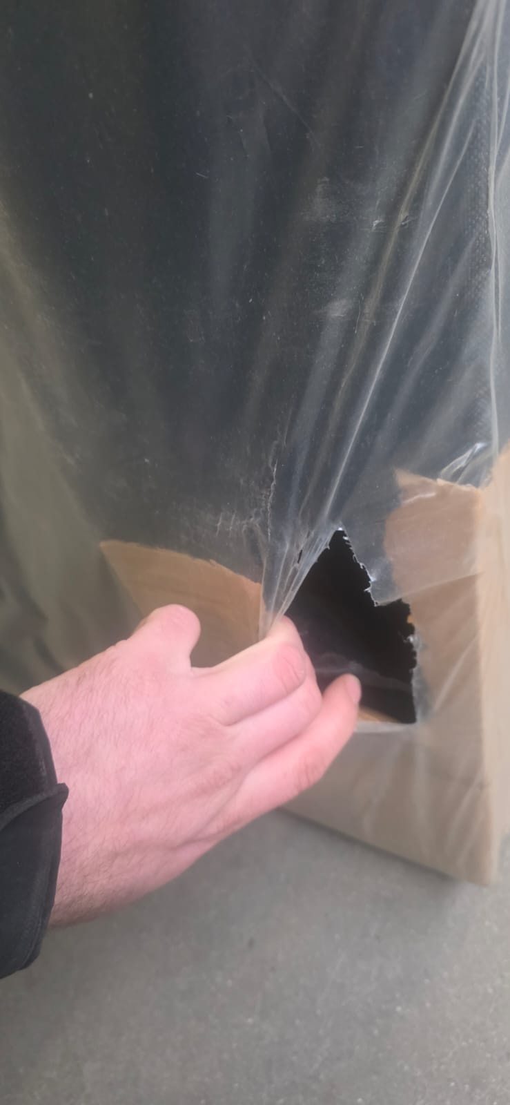 2dekans Harde Box Zonder Matras 80 x 200 Antraciet - (Stofschade achterkant)