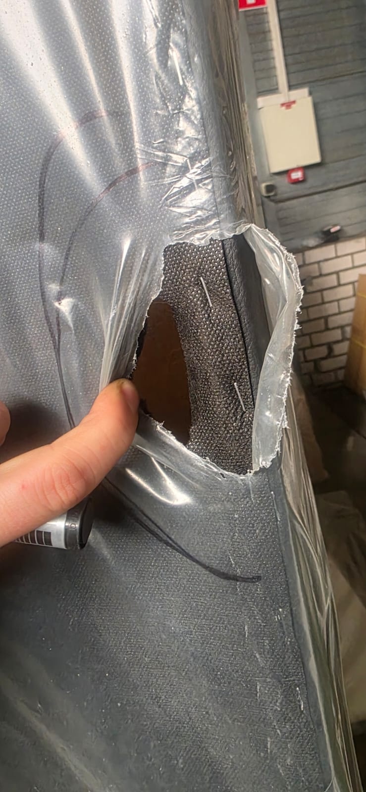 2dekans Boxspring Box Zonder Matras | 80 x 200 Skaileer Zwart (Stofschade)