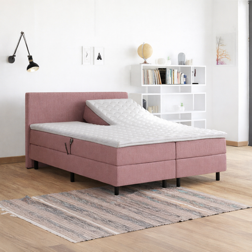 OP=OP Elektrische Boxspring Chicago | 140 x 200 Roze