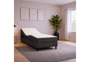 2dekans Elektrische Box Basic 80 x 200 Antraciet - Zonder Hoofdbord (Stofschade)