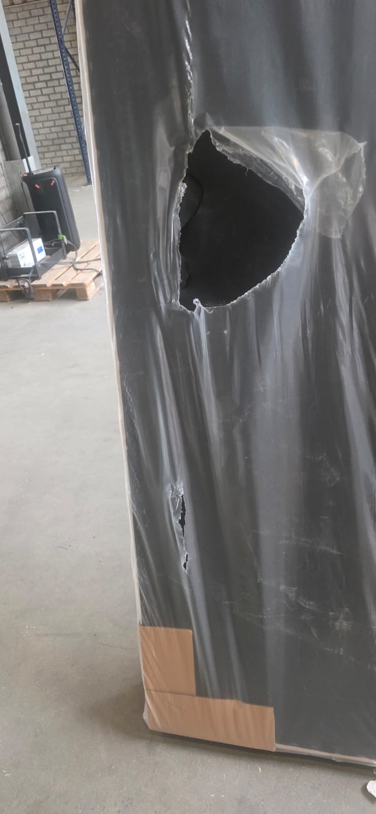 2dekans Vaste Boxspring Box Zonder Matras 90 x 200 Beige - (Stofschade Achterkant)