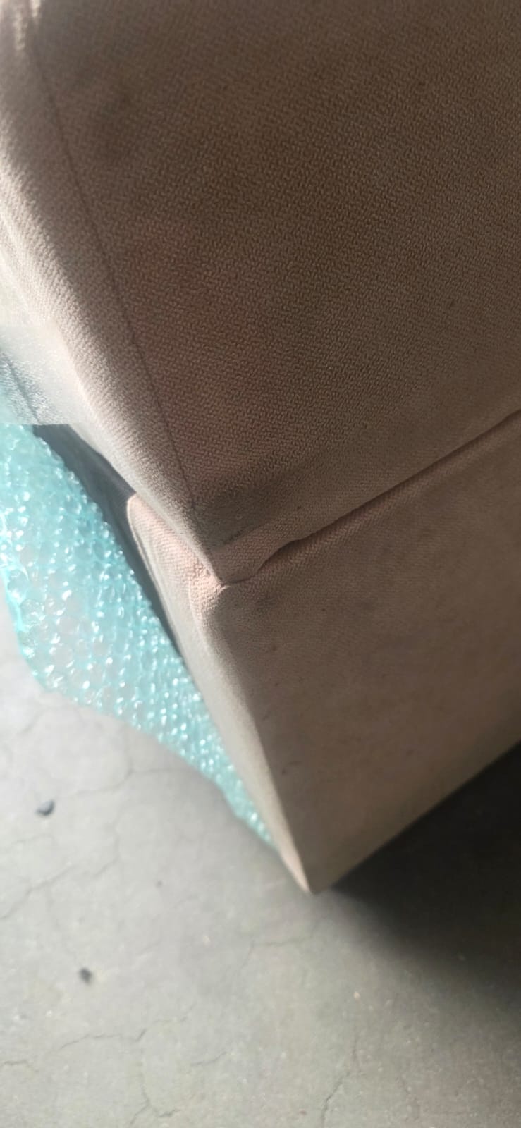 2dekans Opberg Box Rechts - 90 x 200 Beige - incl. Matras - 1 geleider zijkant  (Stofschade- Niet in originele verpakking - Kans op schade)