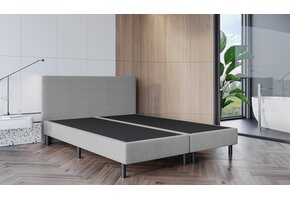 2dekans Boxspring Zonder Matras  Bonnie - 160 x 200 Grijs - Niet in originele verpakking, kans op schade