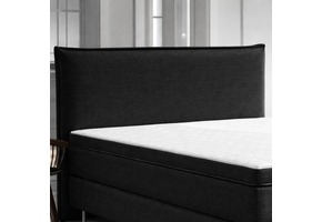 OP=OP Vaste Boxspring Houston | 180 x 200 Zwart | Incl. Pocketvering Stevig