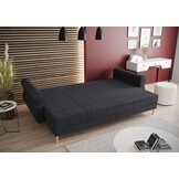 Slaapbank met opbergruimte Anne | IJsblauw | Zitbank