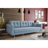 Slaapbank met opbergruimte Anne | IJsblauw | Zitbank