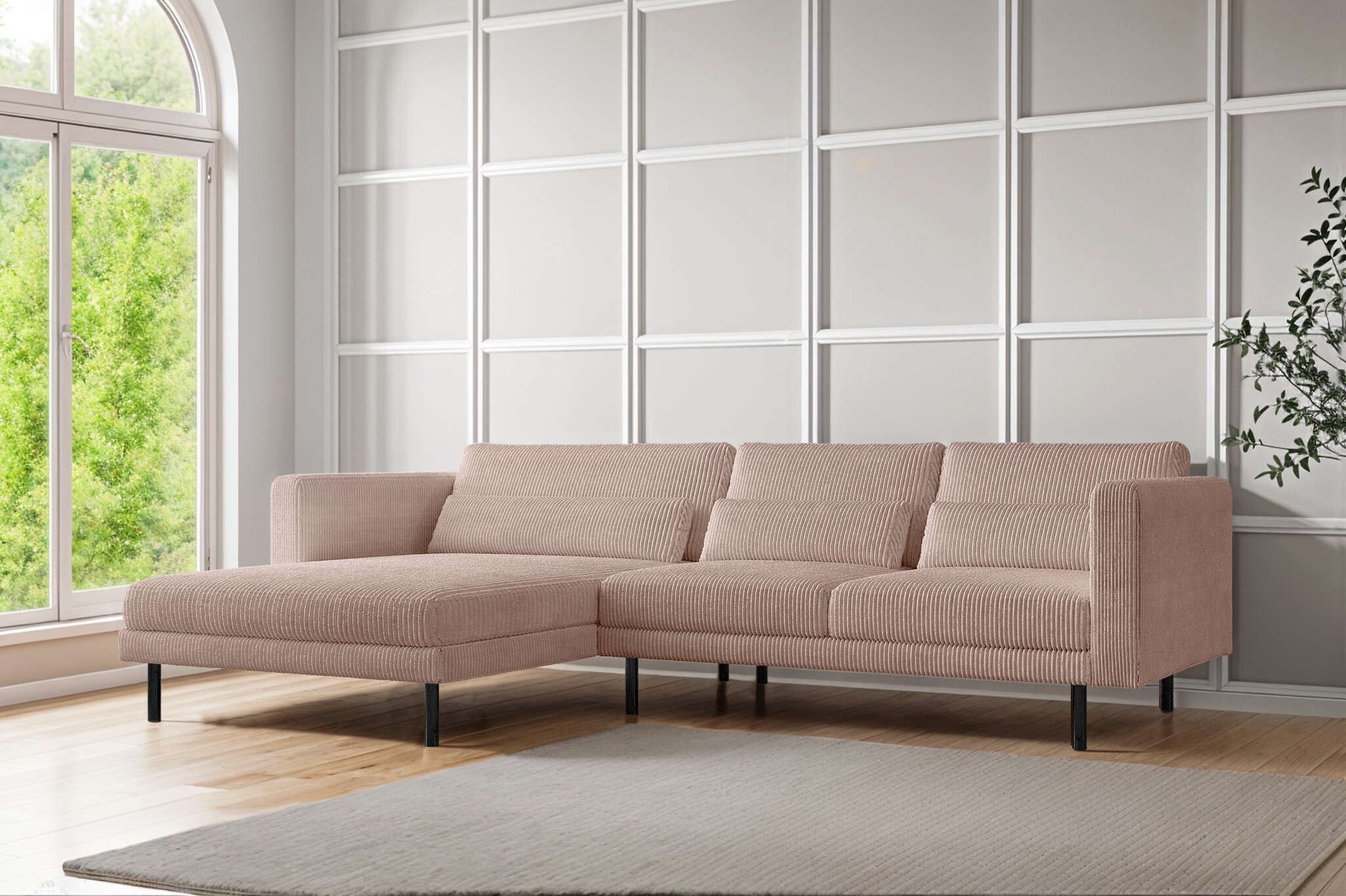 L-Hoekbank Dakota | Moderne comfort Hoekbank