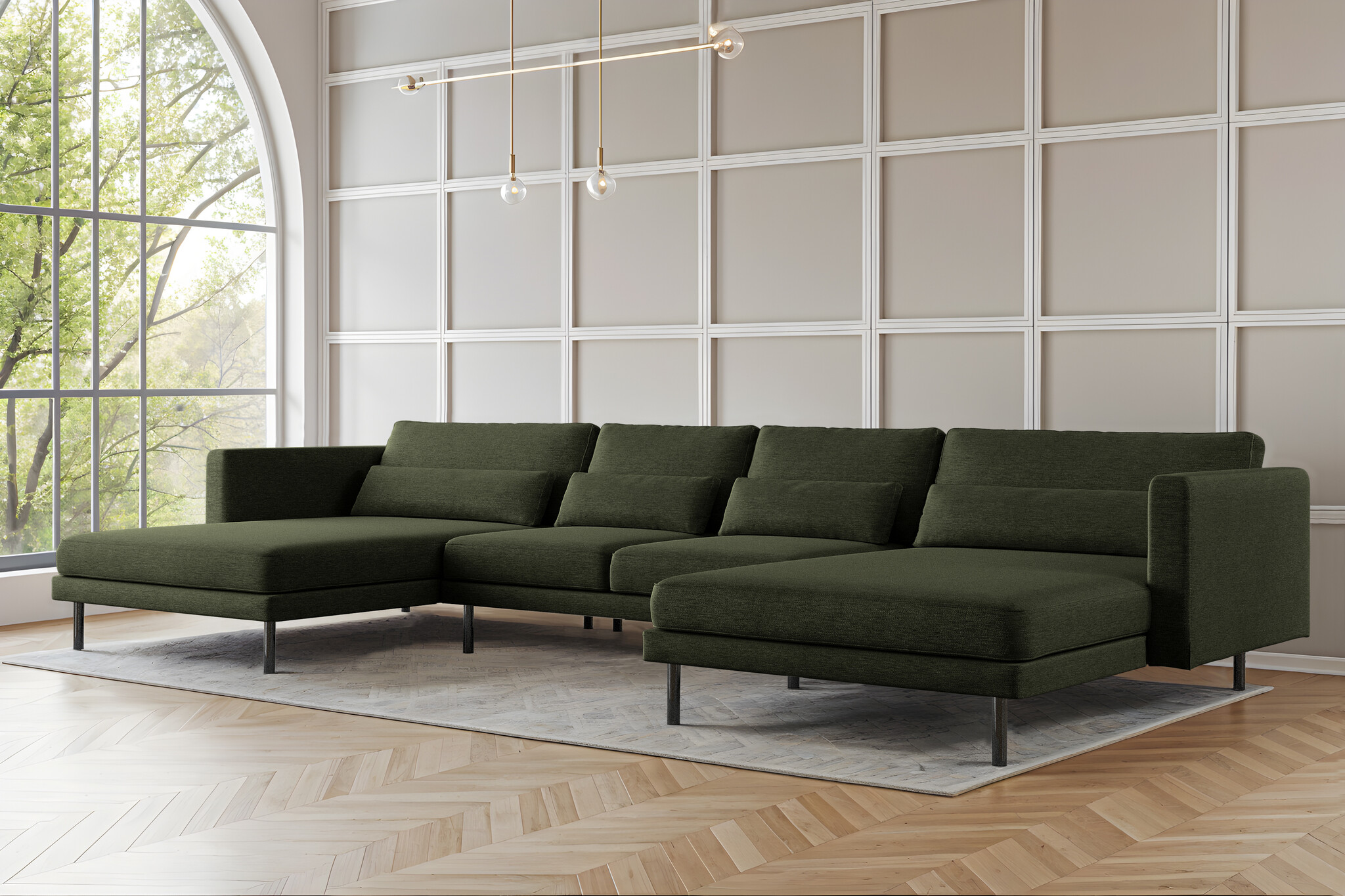 U-bank Dakota |Ruime U-opstelling met Comfortabele zit