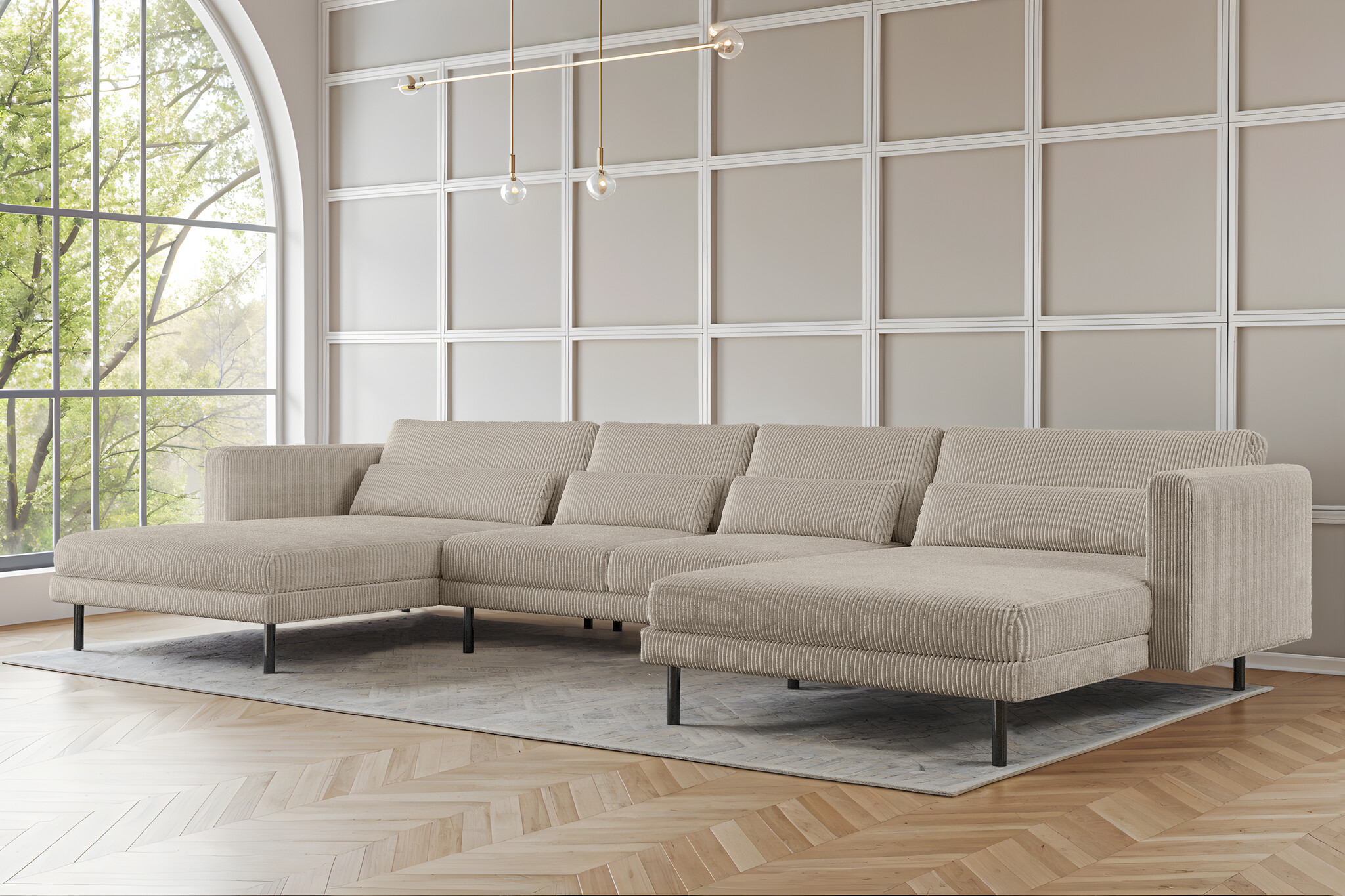 U-bank Dakota |Ruime U-opstelling met Comfortabele zit