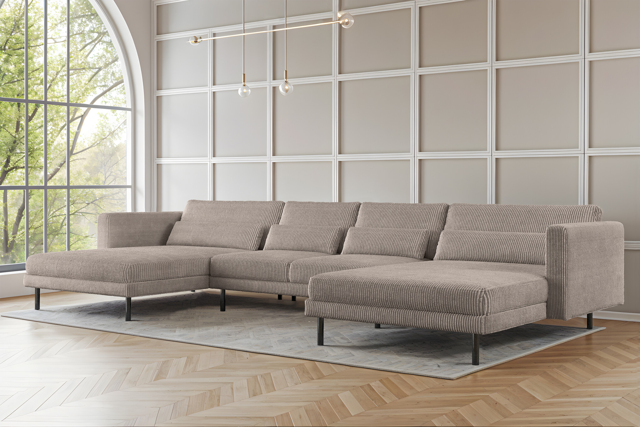 U-bank Dakota |Ruime U-opstelling met Comfortabele zit