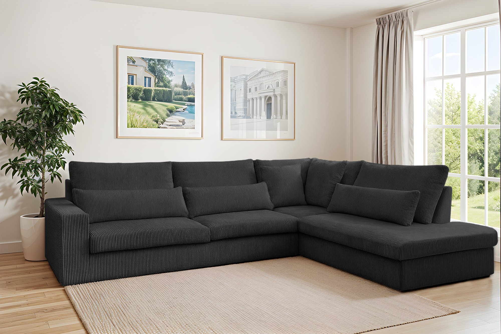 Hoekbank Santos | Stijlvolle comfort Hoekbank