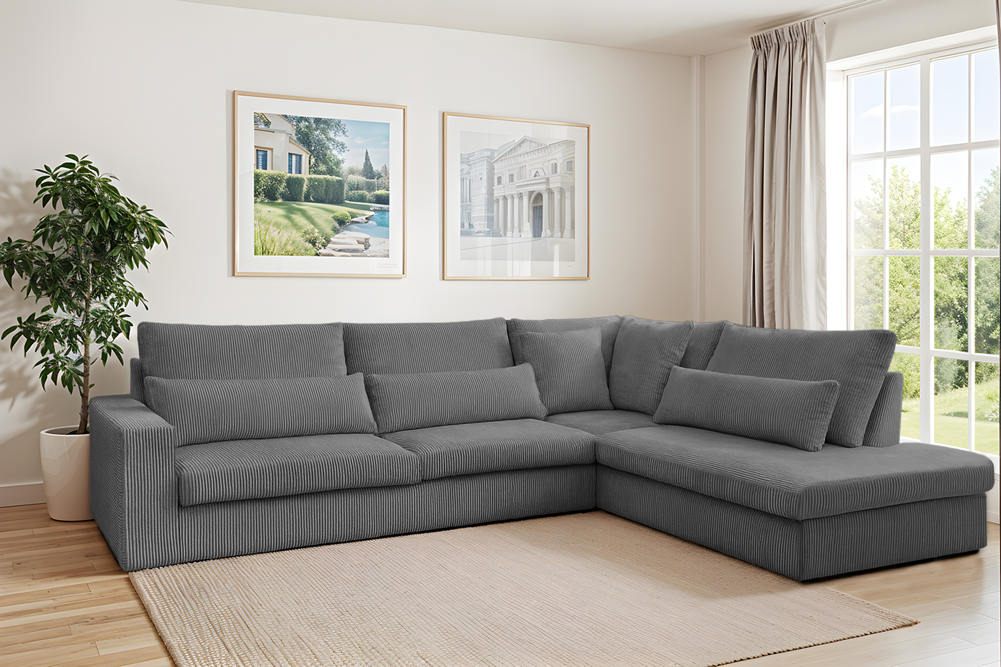 Hoekbank Santos | Stijlvolle comfort Hoekbank