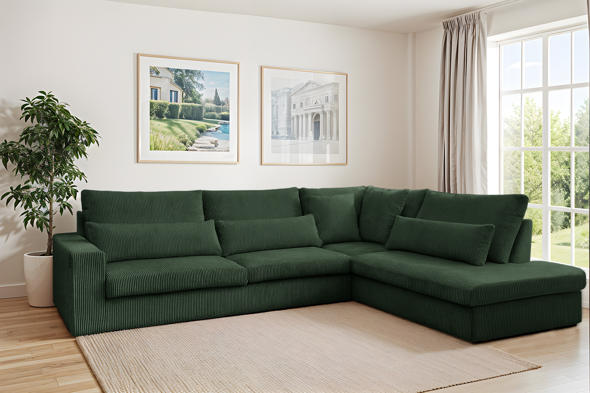 Hoekbank Santos | Stijlvolle comfort Hoekbank
