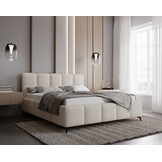 OP=OP Opberg Bed Nola | Geweven stof Antraciet | Incl. Metalen Gasdrukveren