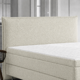 OP=OP Elektrische Boxspring 180 x 200 - Teddy Creme | Zonder Hoofdbord