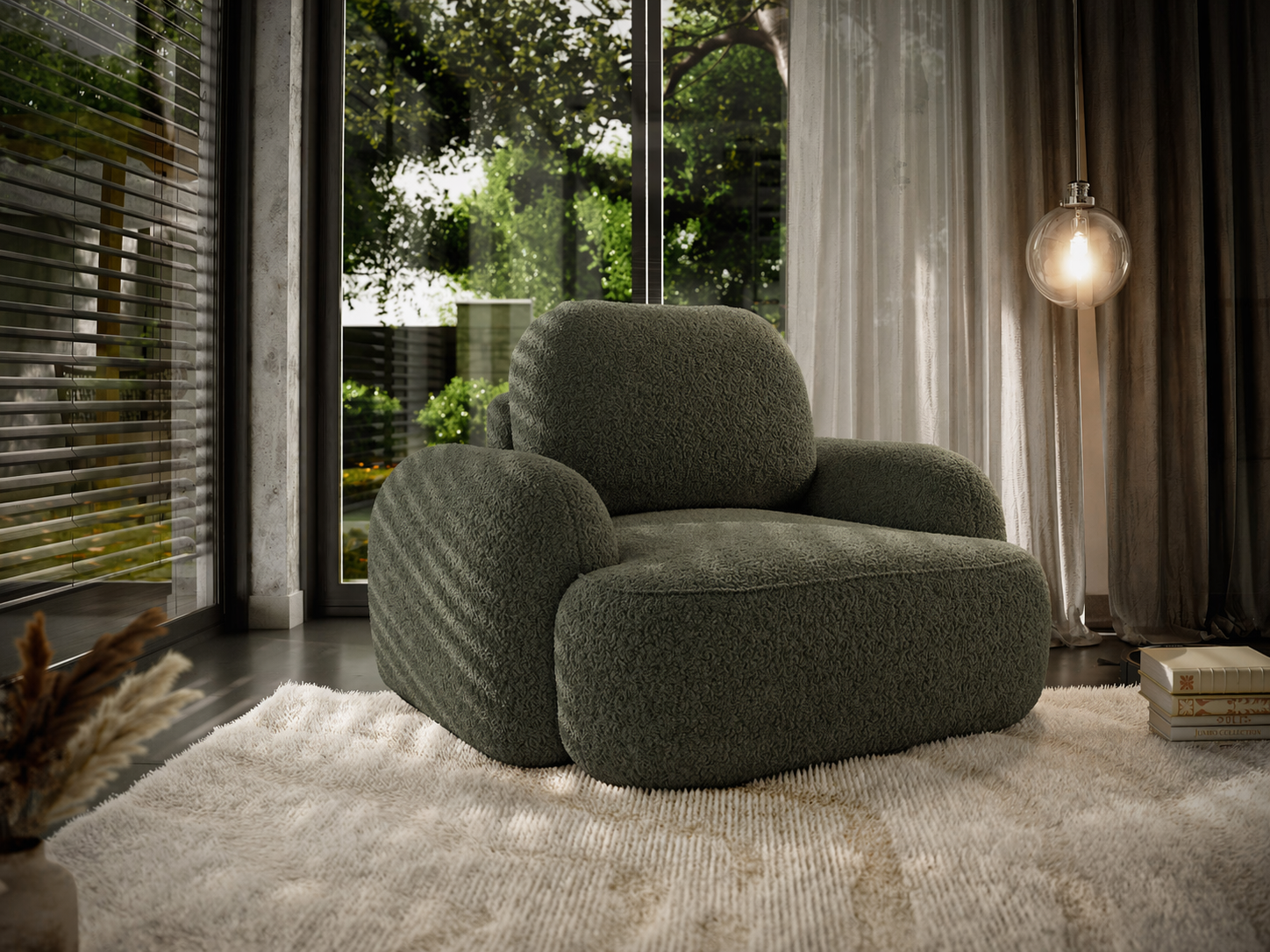 ACTIEDEAL Fauteuil Morris - Teddy Groen