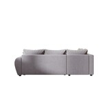 OP=OP Slaapbank met opbergruimte Max | Velvet Bordeaux | Hoekbank