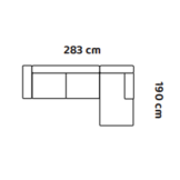 OP=OP Hoekbank Jakarta Antraciet