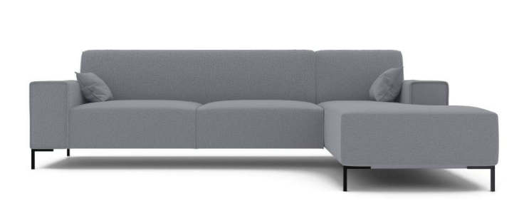 ACTIEDEAL Hoekbank Jakarta Velvet Antraciet
