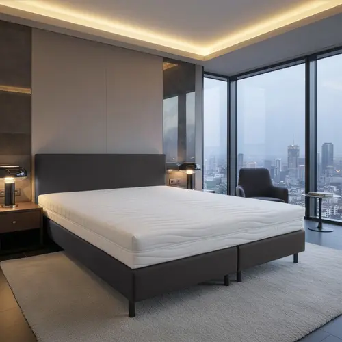 OP=OP Boxspring 140 x 220 - Antraciet | Luxe Pocketvering Hybride Matras