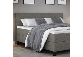 OP=OP Boxspring 200 x 200 - Taupe | Chicago