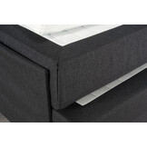 OP=OP Elektrische Boxspring 200 x 200 - Zwart | King Delux