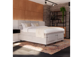 OP=OP Elektrische Boxspring 180 x 200 - Beige | Otto - 2x Stevig Pocketvering