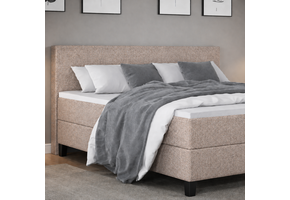 OP=OP Boxspring 200 x 200 - Beige | Chicago