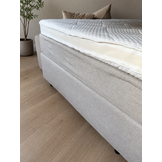 OP=OP Elektrische Boxspring Delux | 200 x 220 Naturel Beige